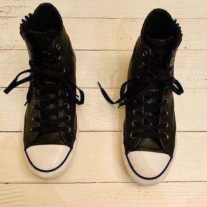 Converse all-star high-top black sneakers 👟